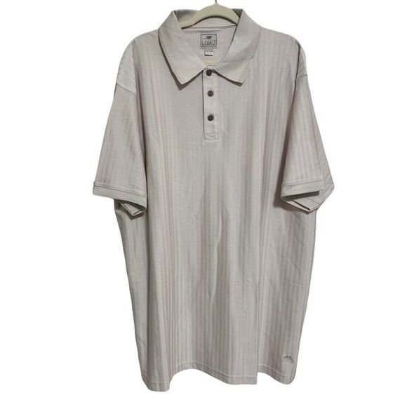 LUAU Tuscany  100% Silk Jacquard and Cuffs Herringbone Weave 3 Button 2X - Picture 1 of 6